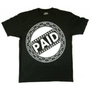 paid stamp black tee front